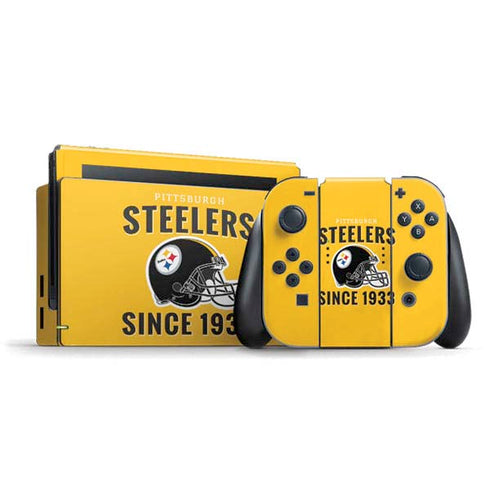 NFL Pittsburgh Steelers Helmet Nintendo Switch Bundle Skin