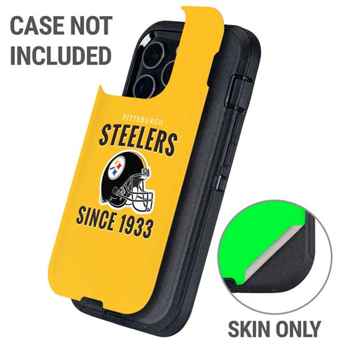 NFL Pittsburgh Steelers Helmet Otterbox Defender iPhone Skin