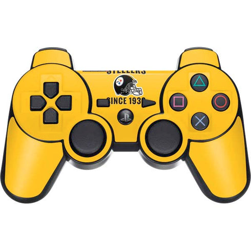 NFL Pittsburgh Steelers Helmet PS3 Dual Shock wireless controller Skin