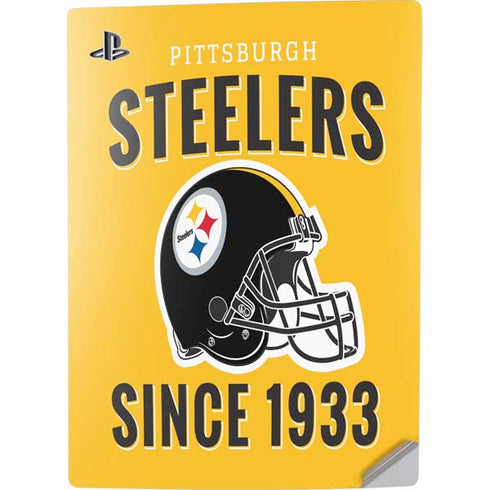 NFL Pittsburgh Steelers Helmet PS5 Digital Edition Console Skin