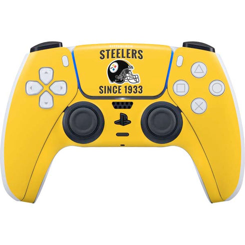 NFL Pittsburgh Steelers Helmet PS5 Controller Skin