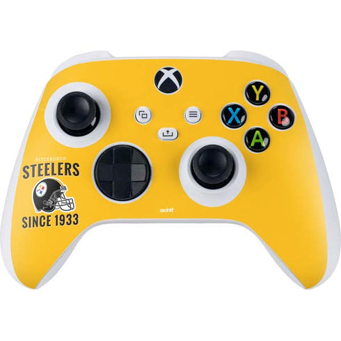 NFL Pittsburgh Steelers Helmet Xbox Series S Controller Skin