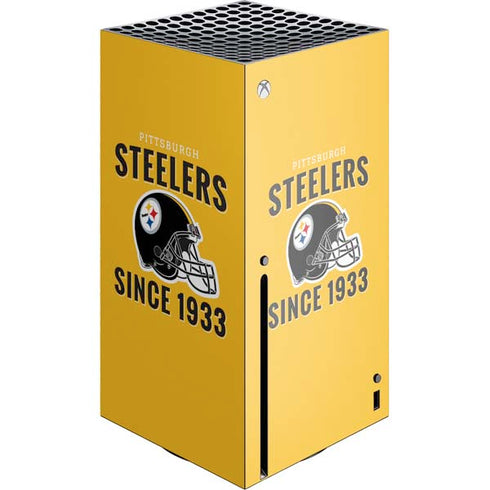 NFL Pittsburgh Steelers Helmet Xbox Series X Console Skin
