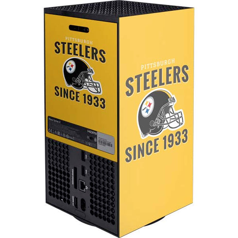 NFL Pittsburgh Steelers Helmet Xbox Series X Console Skin