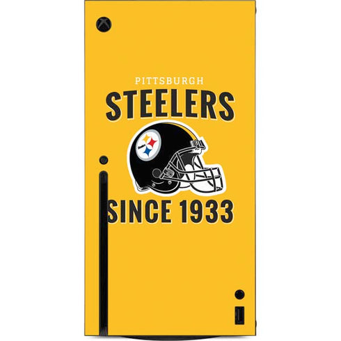 NFL Pittsburgh Steelers Helmet Xbox Series X Console Skin