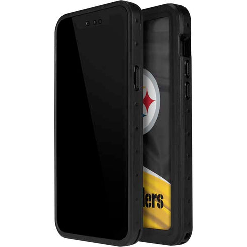 NFL Pittsburgh Steelers iPhone 13 Mini Waterproof Case