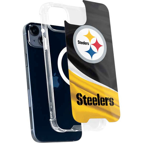 NFL Pittsburgh Steelers iPhone 15 Plus MagSafe Case