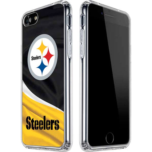 NFL Pittsburgh Steelers iPhone SE (2nd & 3rd Gen) Clear Case
