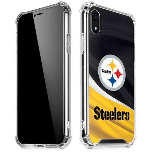 NFL Pittsburgh Steelers iPhone XR Clear Case