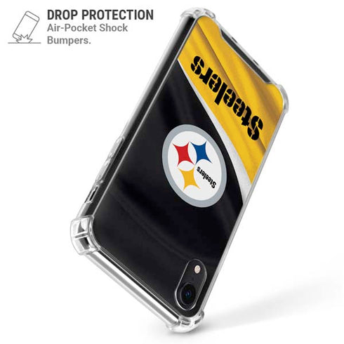 NFL Pittsburgh Steelers iPhone XR Clear Case