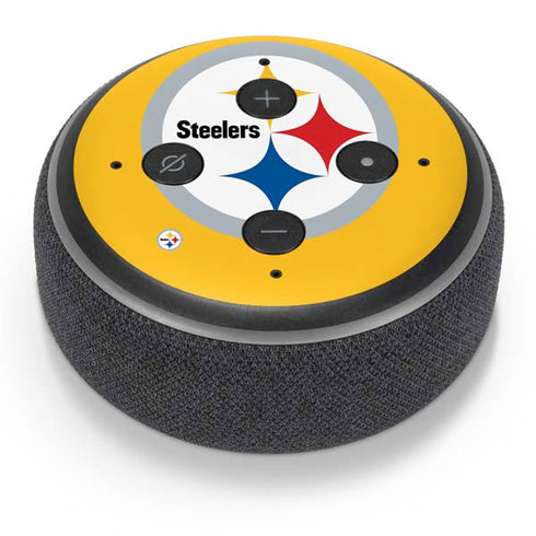 NFL Pittsburgh Steelers Large Logo Amazon Echo Dot Skin