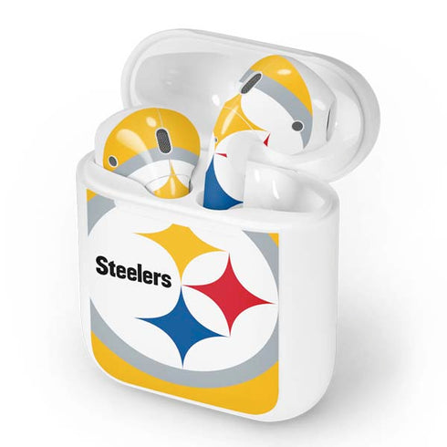 NFL Pittsburgh Steelers Large Logo Apple AirPods Skin