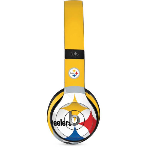NFL Pittsburgh Steelers Large Logo Beats Solo 2 Wired Skin