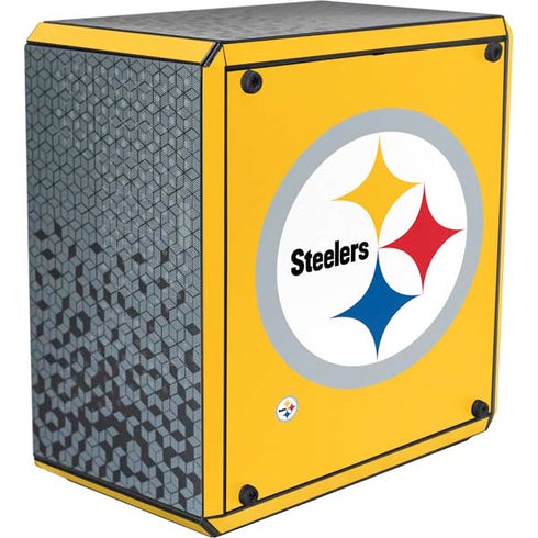 NFL Pittsburgh Steelers Large Logo Cooler Master MasterBox Q300L Mini Tower Skin