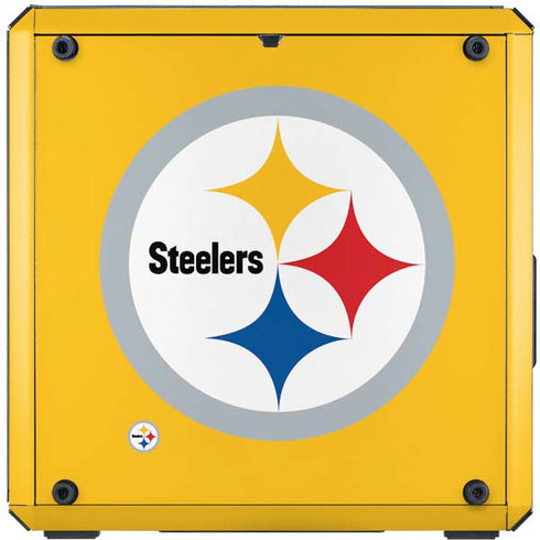NFL Pittsburgh Steelers Large Logo Cooler Master MasterBox Q300L Mini Tower Skin