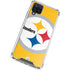 NFL Pittsburgh Steelers Large Logo Galaxy A12 Clear Case