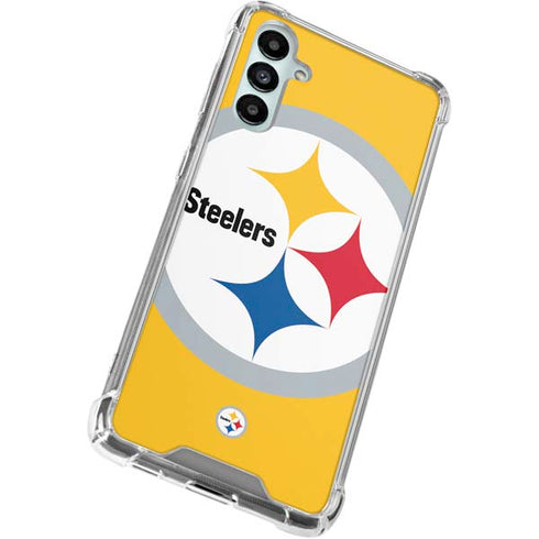 NFL Pittsburgh Steelers Large Logo Galaxy A15 5G Clear Case
