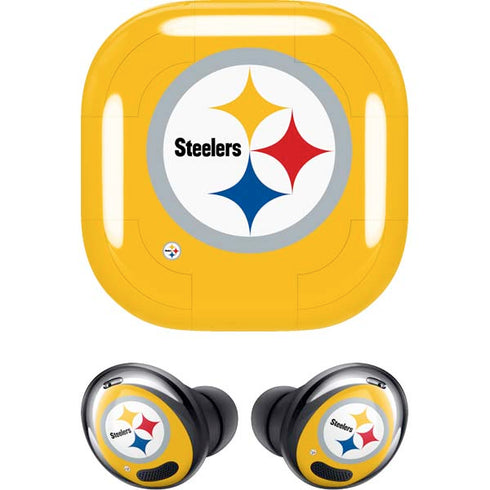 NFL Pittsburgh Steelers Large Logo Galaxy Buds Pro Skin