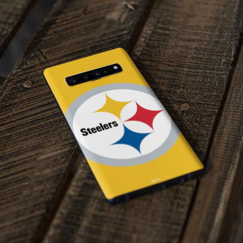 NFL Pittsburgh Steelers Large Logo Galaxy S10 Plus Skin