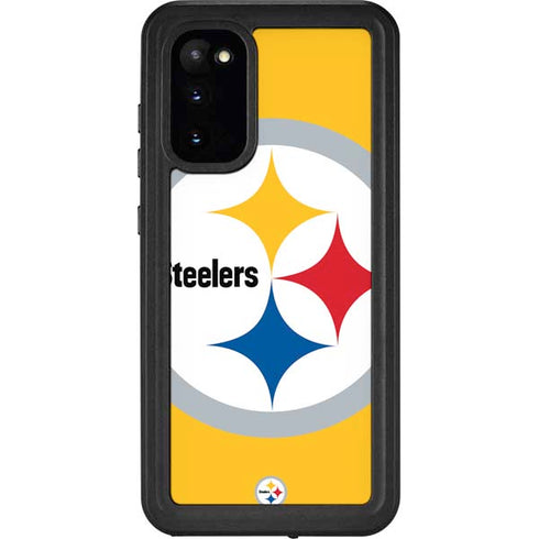 NFL Pittsburgh Steelers Large Logo Galaxy S20 Waterproof Case