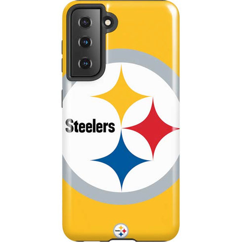 NFL Pittsburgh Steelers Large Logo Galaxy S21 5G Pro Case
