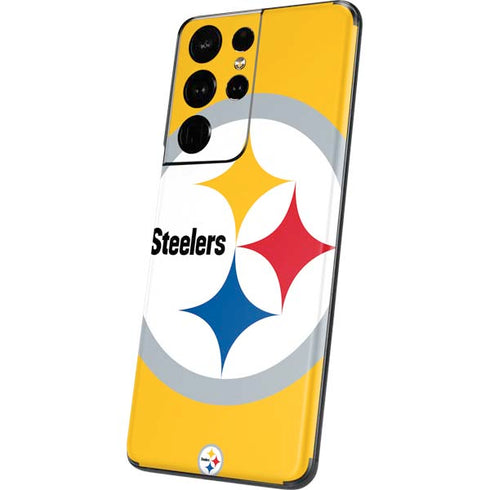 NFL Pittsburgh Steelers Large Logo Galaxy S21 Ultra 5G Skin