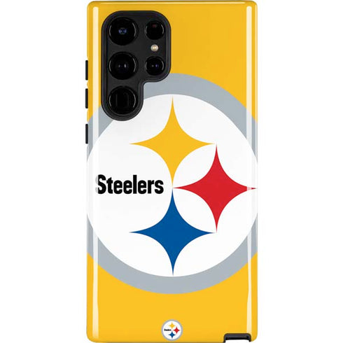 NFL Pittsburgh Steelers Large Logo Galaxy S22 Ultra Pro Case