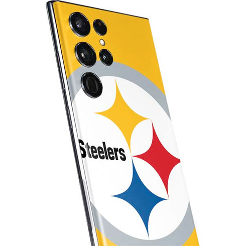 NFL Pittsburgh Steelers Large Logo Galaxy S22 Ultra Skin
