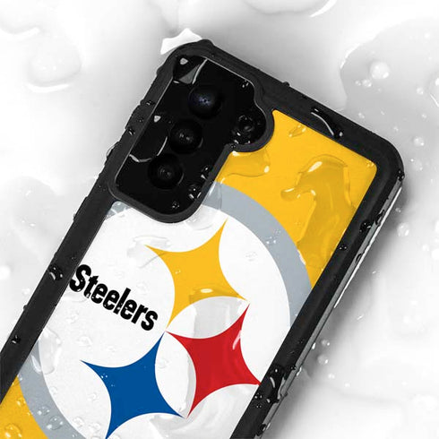 NFL Pittsburgh Steelers Large Logo Galaxy S23 Plus Waterproof Case