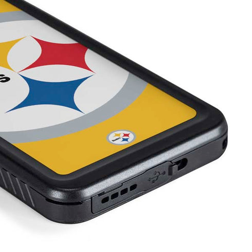 NFL Pittsburgh Steelers Large Logo Galaxy S23 Waterproof Case