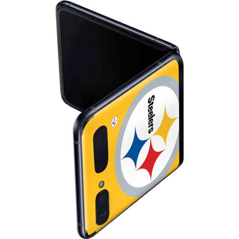 NFL Pittsburgh Steelers Large Logo Galaxy Z Flip Skin