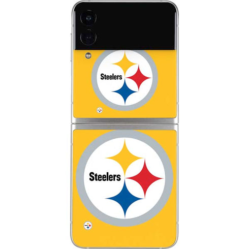 NFL Pittsburgh Steelers Large Logo Galaxy Z Flip3 5G Skin