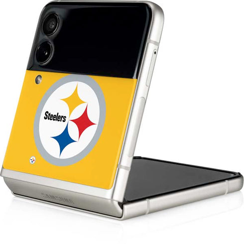 NFL Pittsburgh Steelers Large Logo Galaxy Z Flip3 5G Skin