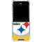 NFL Pittsburgh Steelers Large Logo Galaxy Z Flip5 5G Clear Case