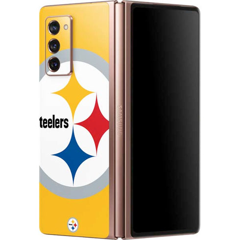 NFL Pittsburgh Steelers Large Logo Galaxy Z Fold2 5G Skin