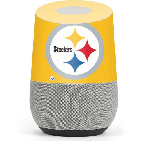 NFL Pittsburgh Steelers Large Logo Google Home Skin