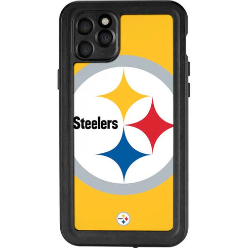 NFL Pittsburgh Steelers Large Logo iPhone 11 Pro Max Waterproof Case