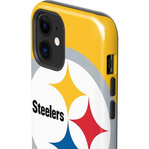 NFL Pittsburgh Steelers Large Logo iPhone 12 Impact Case