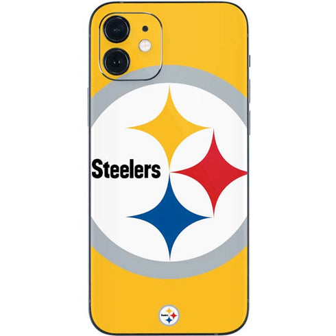 NFL Pittsburgh Steelers Large Logo iPhone 12 Mini Skin