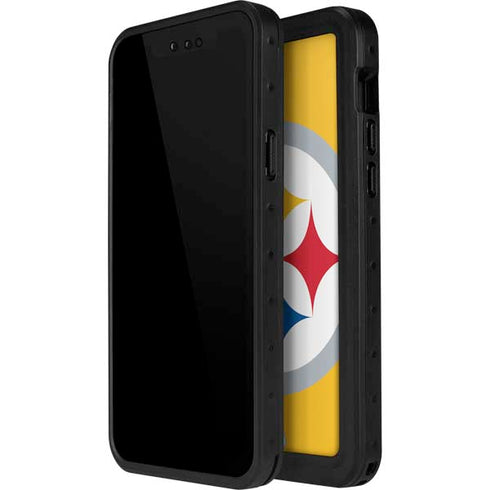 NFL Pittsburgh Steelers Large Logo iPhone 12 Mini Waterproof Case
