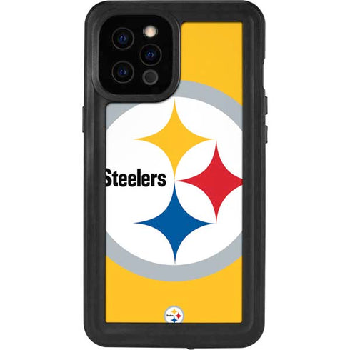 NFL Pittsburgh Steelers Large Logo iPhone 12 Pro Max Waterproof Case