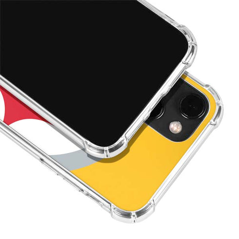 NFL Pittsburgh Steelers Large Logo iPhone 13 Mini Clear Case