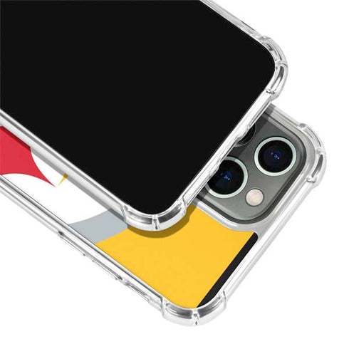 NFL Pittsburgh Steelers Large Logo iPhone 13 Pro Clear Case