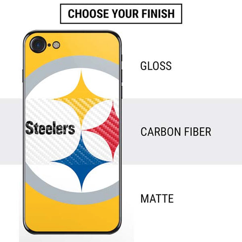 NFL Pittsburgh Steelers Large Logo iPhone SE (2nd & 3rd Gen) Skin