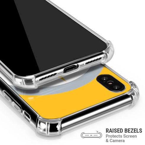NFL Pittsburgh Steelers Large Logo iPhone XS Max Clear Case