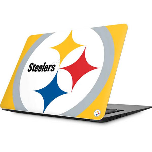 NFL Pittsburgh Steelers Large Logo Apple MacBook Skin