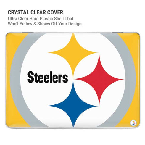 NFL Pittsburgh Steelers Large Logo MacBook Air 13in M1 (2021) Case plus Skin