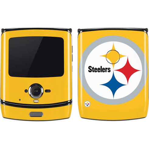 NFL Pittsburgh Steelers Large Logo Motorola RAZR Skin