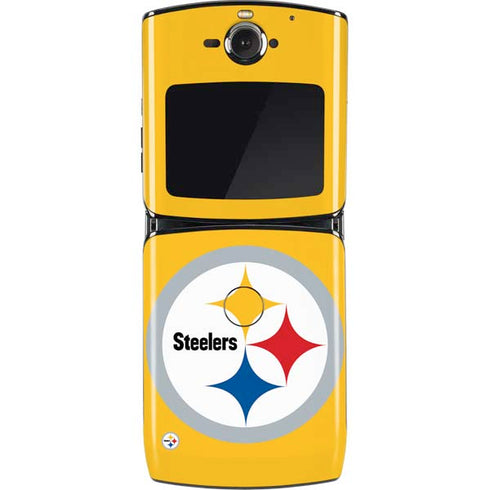 NFL Pittsburgh Steelers Large Logo Motorola RAZR Skin