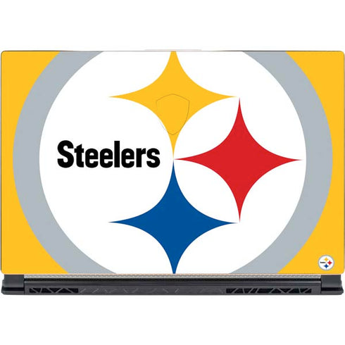 NFL Pittsburgh Steelers Large Logo MSI GS65 Stealth Laptop Skin